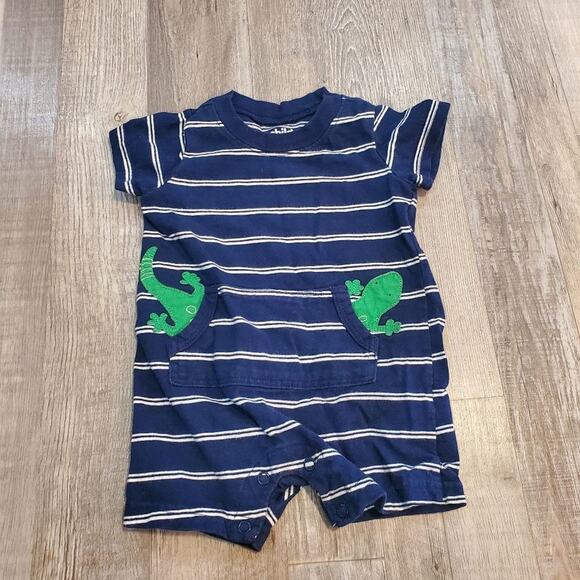 Child of mine by Carters 3 to 6 month striped onesie - Picture 1 of 6